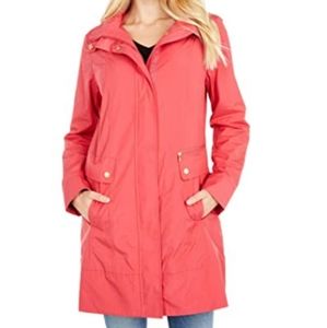 Cole Haan Signature hooded rain coat jacket